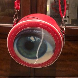 Hologram eyeball purse